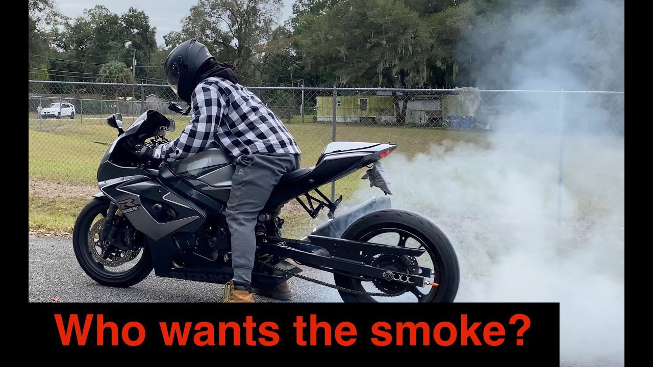 How to do a burnout on a motorcycle