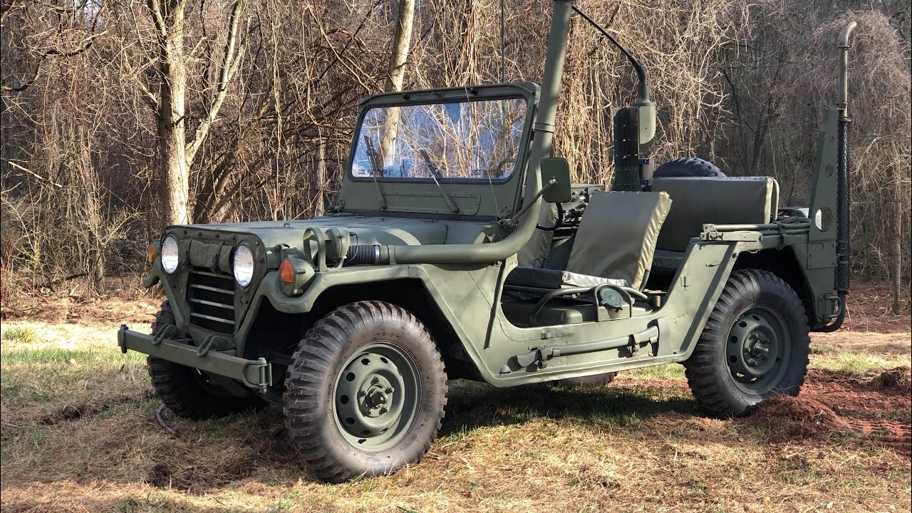 M151A2 antenna, cables, top bow accessories and 4 Wheeling