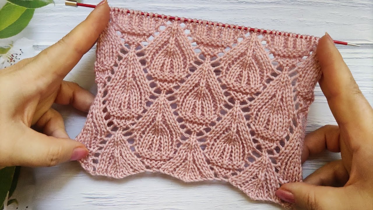 Lace Diamond Stitch | Ajour-Rautenmuster stricken | Punto Rombi ai ferri | Point de Losanges Ajourés