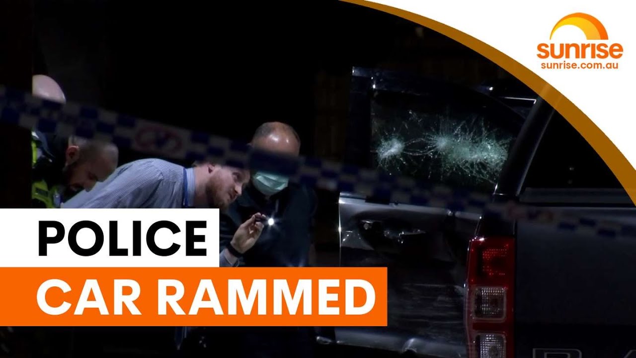Two arrested after ramming police car in Dandenong | Sunrise
