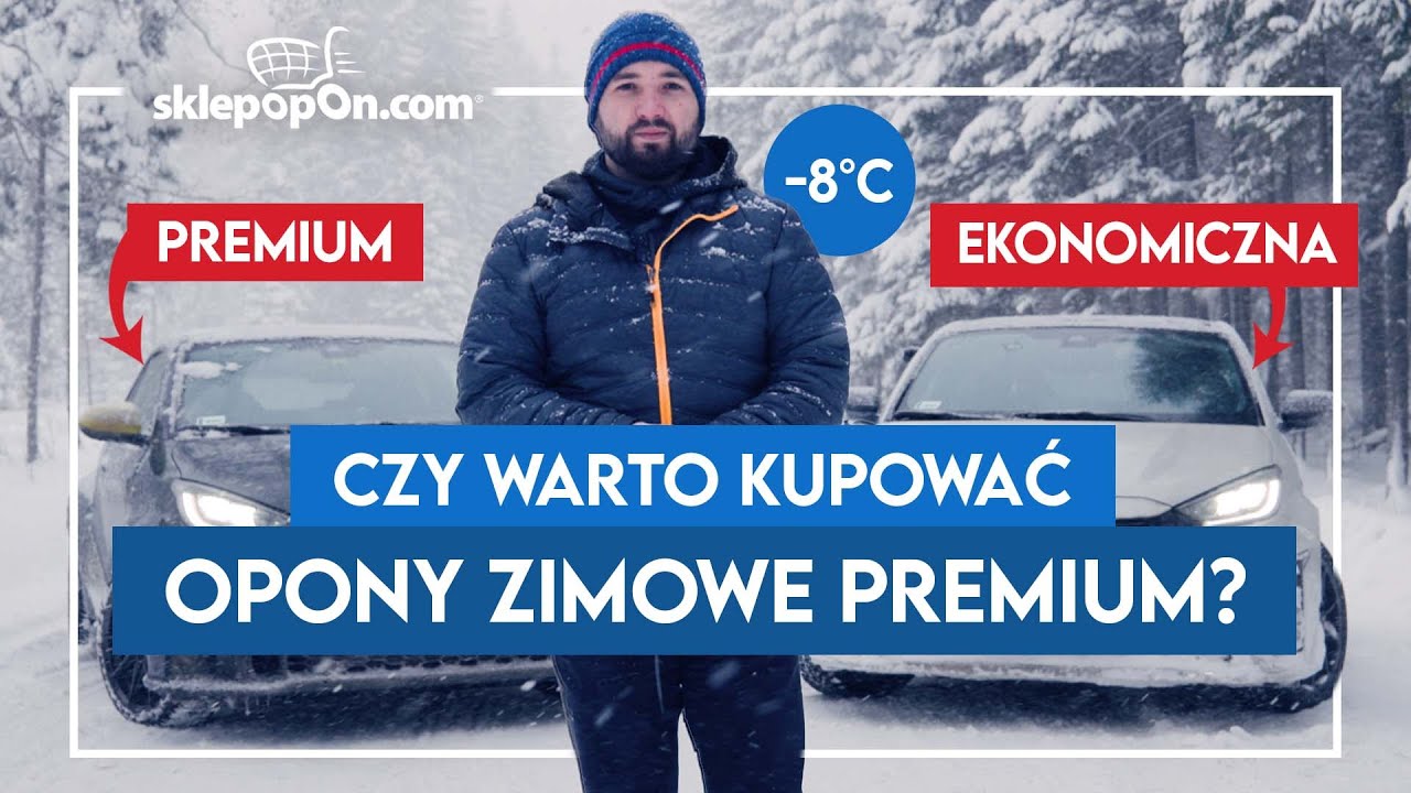 Por&oacute;wnanie opony zimowej PREMIUM vs. EKONOMICZNA *KTO ZWYCIĘŻYŁ?*
