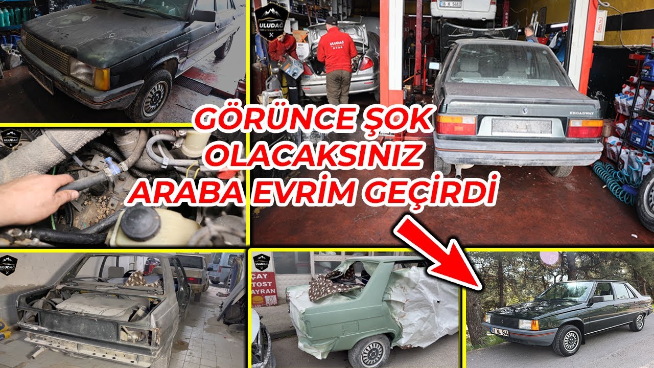 RENAULT 9 BROADWAY FULL RESTORASYON (7 Senedir Otoparkta Yatan Arabayı Hayata D&ouml;nd&uuml;rd&uuml;k!)
