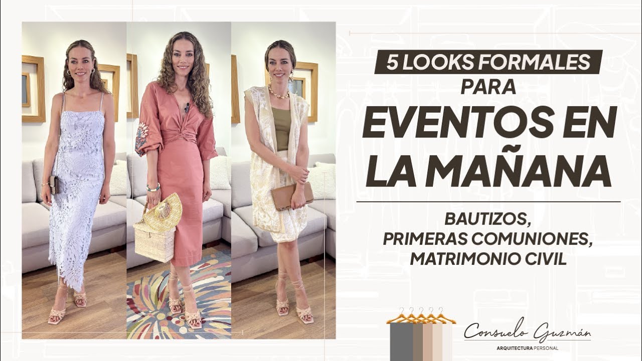 5 looks formales para Eventos en la mañana. | Consuelo Guzman | Arquitectura Personal