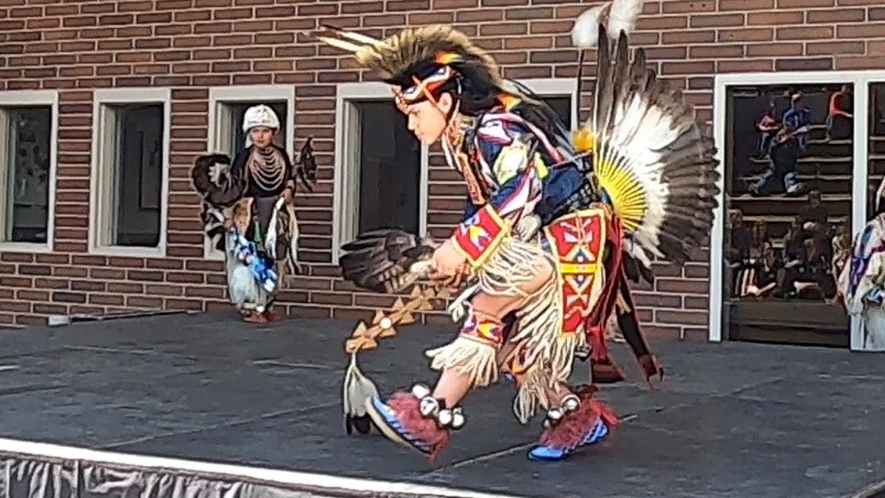 Nez Perce Dancers and Lightning Creek Drum Group at Lewis-Clark State College, Lewiston, Idaho