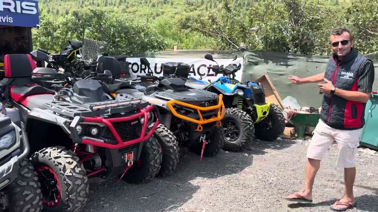4 Ayrı ATV’nin Zıplama Testi // Polaris & CF & Aodes & CanAm