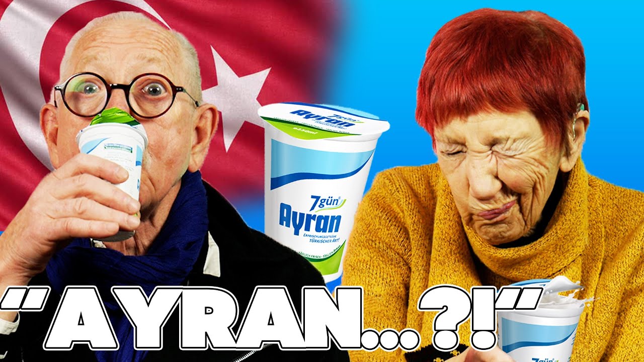 Deutsche Senioren probieren Türkisches AYRAN | Oma Geht Steil 🚀