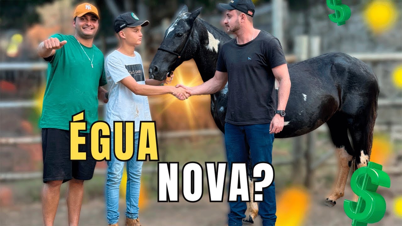 MOSTRANDO A NOVA ÉGUA do MEU AMIGO!