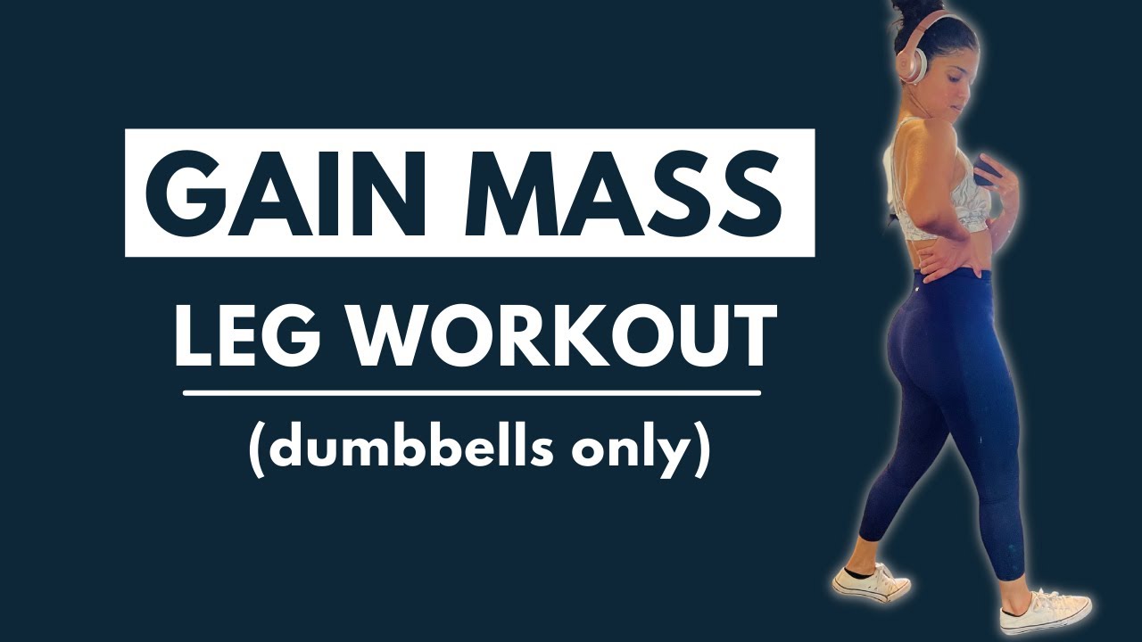 How to gain mass in legs for skinny legs | Workout for skinny girls at home