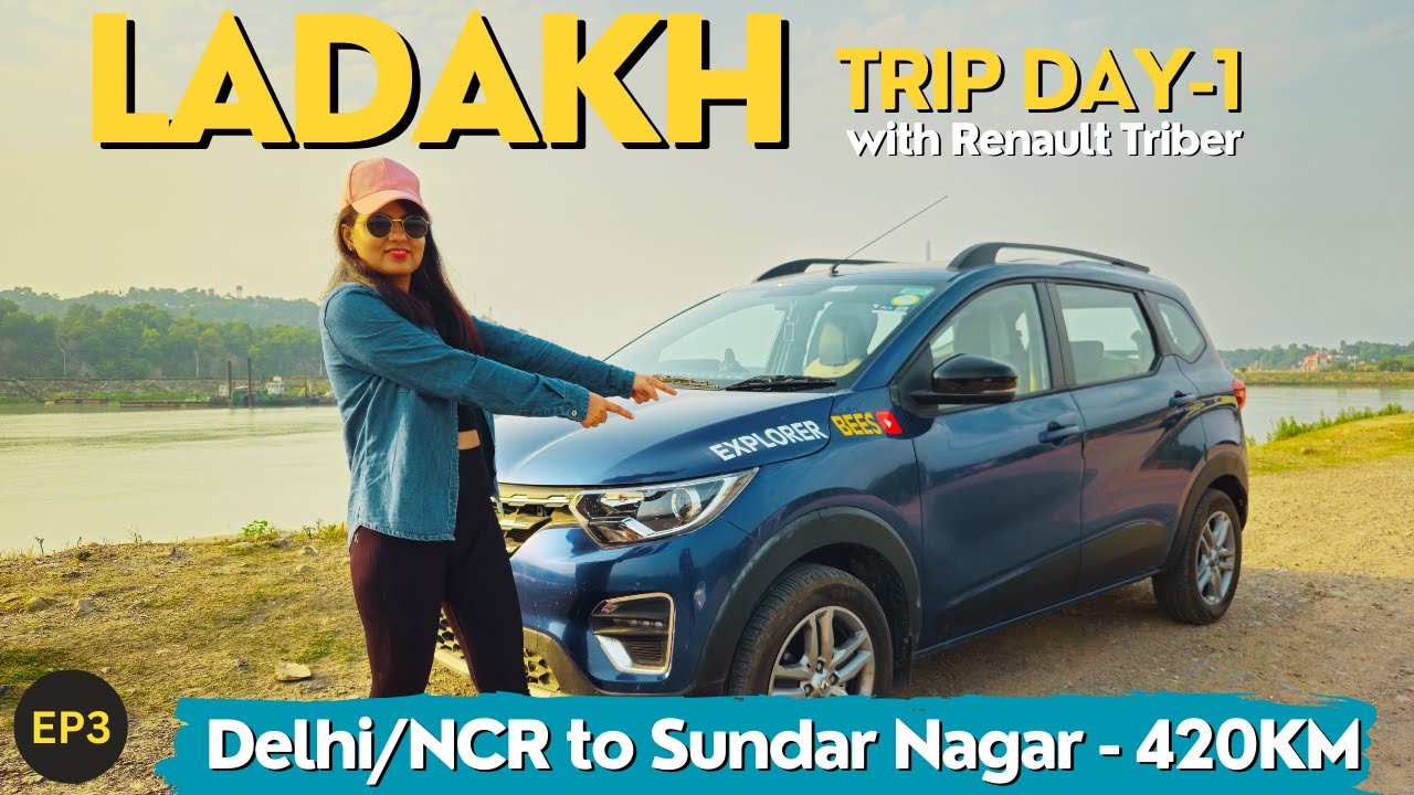 EP-3 | FIRST DAY OF LADAKH TRIP 😍 FAMILY ROAD TRIP IN RENAULT TRIBER CAMPER VAN