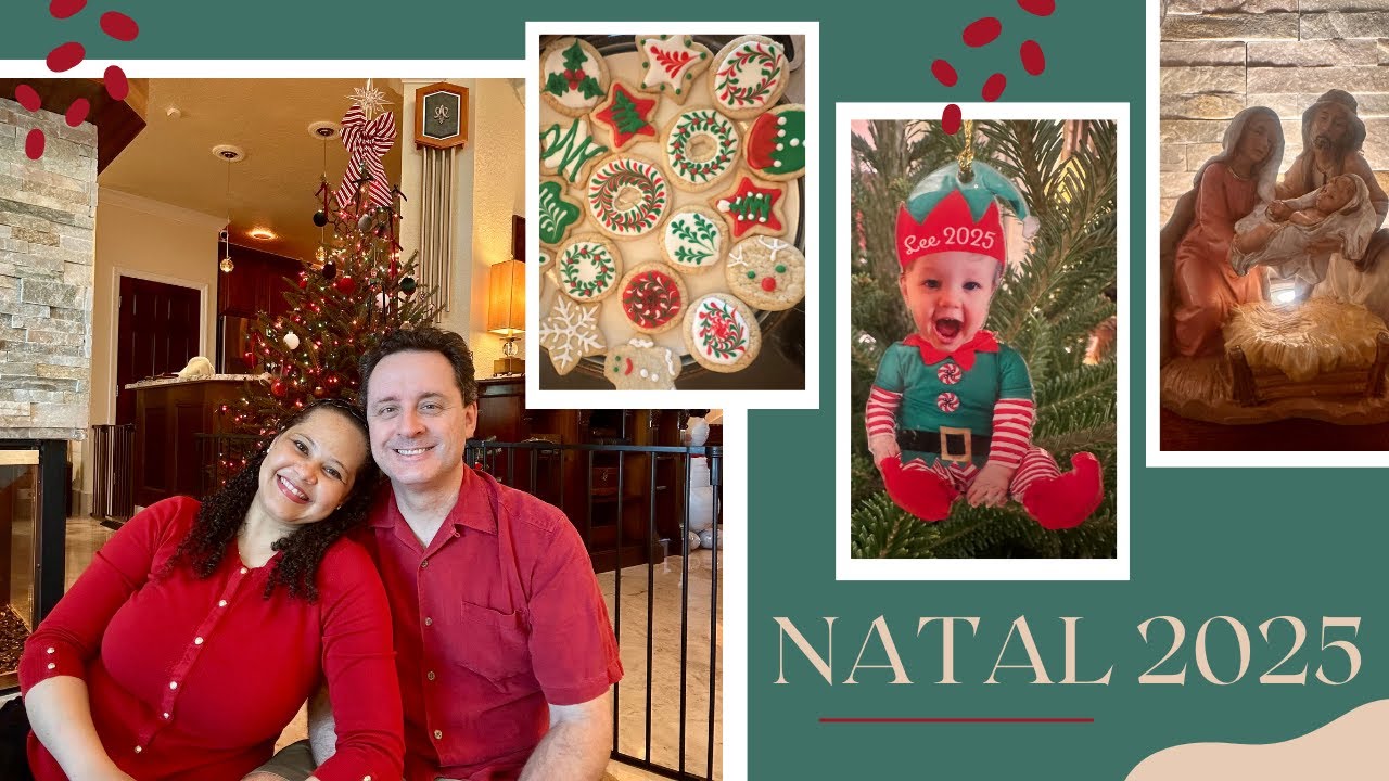 VLOGMAS 2025: 🎄Nosso Natal🎄, Decorando Cookies 🍪, Maquia e Fala - MAC, Exercício, Suco Verde, Ceia
