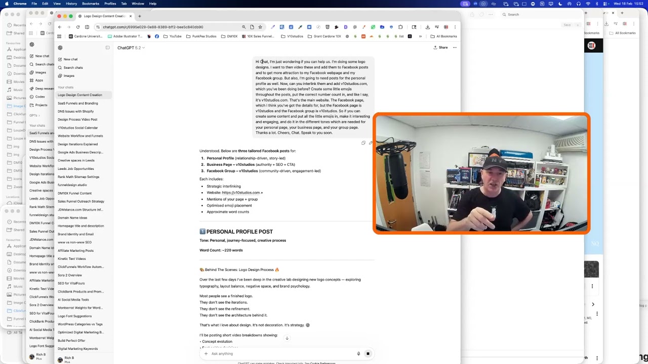 🚀 Just uploaded a 47-minute deep dive into my real ChatGPT workflow.