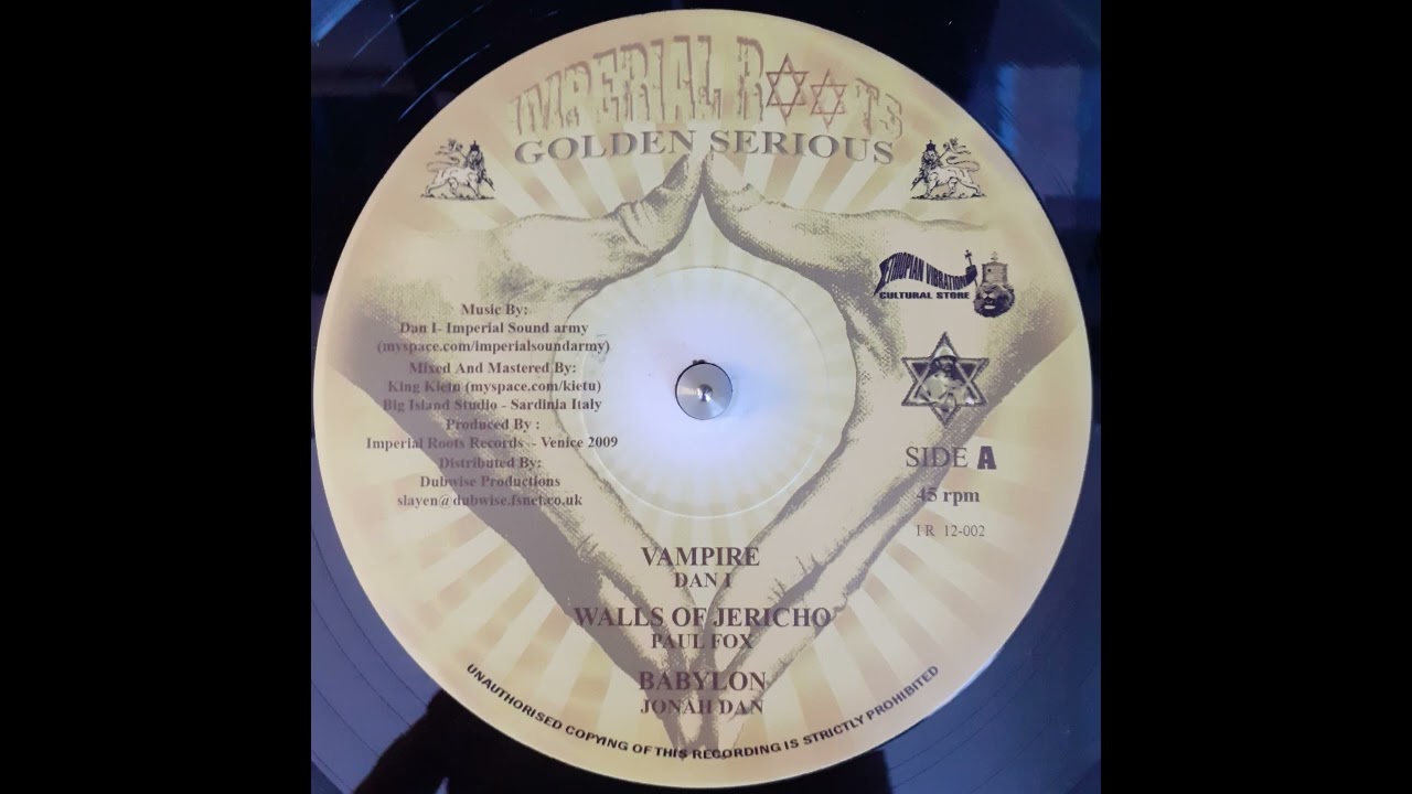 DAN I - Vampire / PAUL FOX - Walls Of Jericho Babylon / JONAH DAN - Babylon 2019