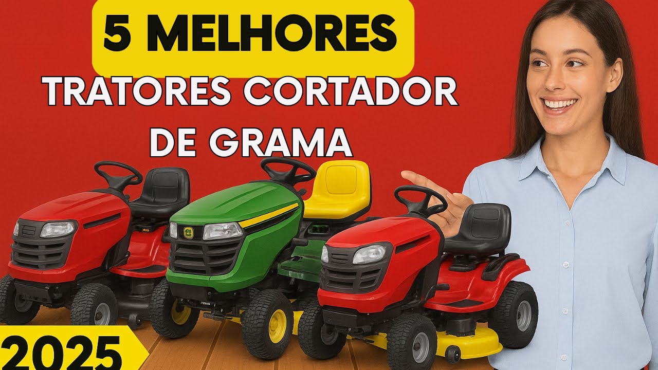 5 MELHORES TRATOR CORTADOR DE GRAMA 2025