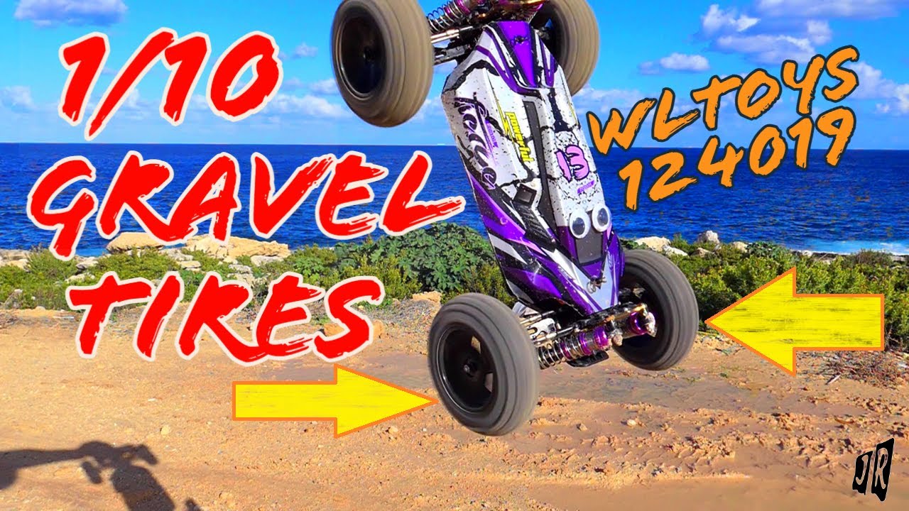 How does the WLToys 124019 drive with larger 1/10th Gravel Tyres?