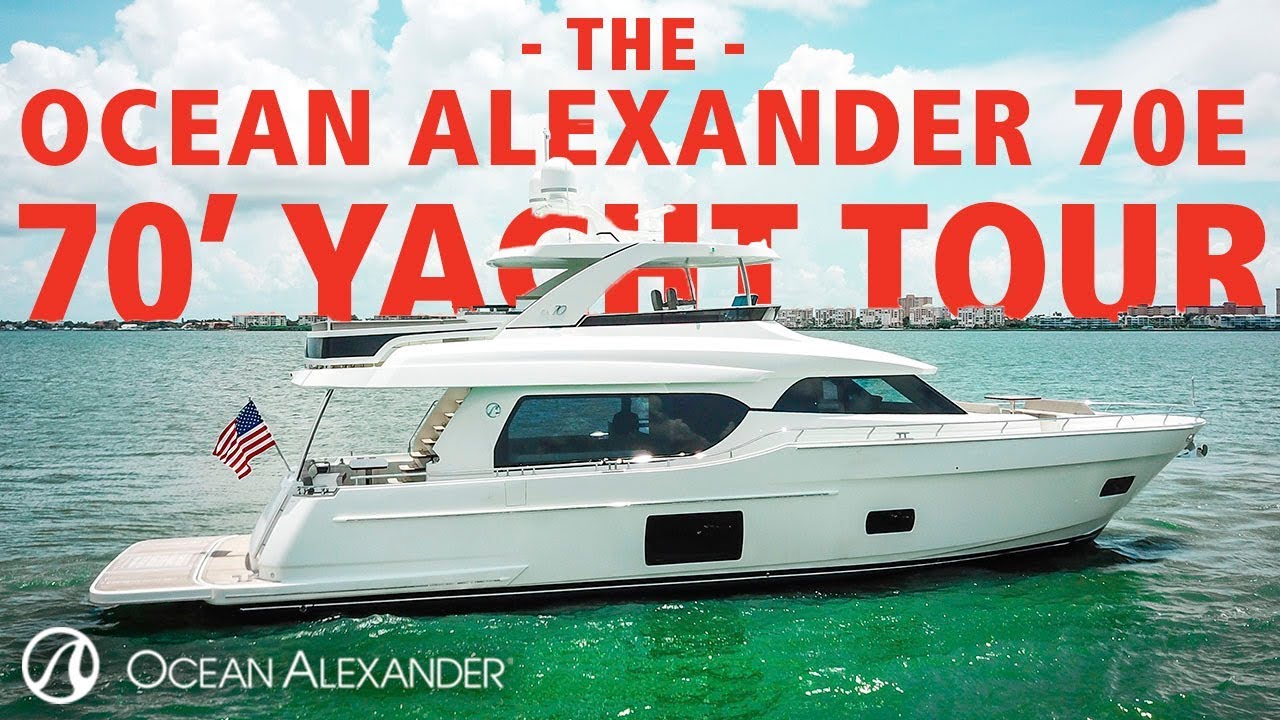 Tour the Ocean Alexander 70 Evolution Yacht at MarineMax St. Petersburg, Florida