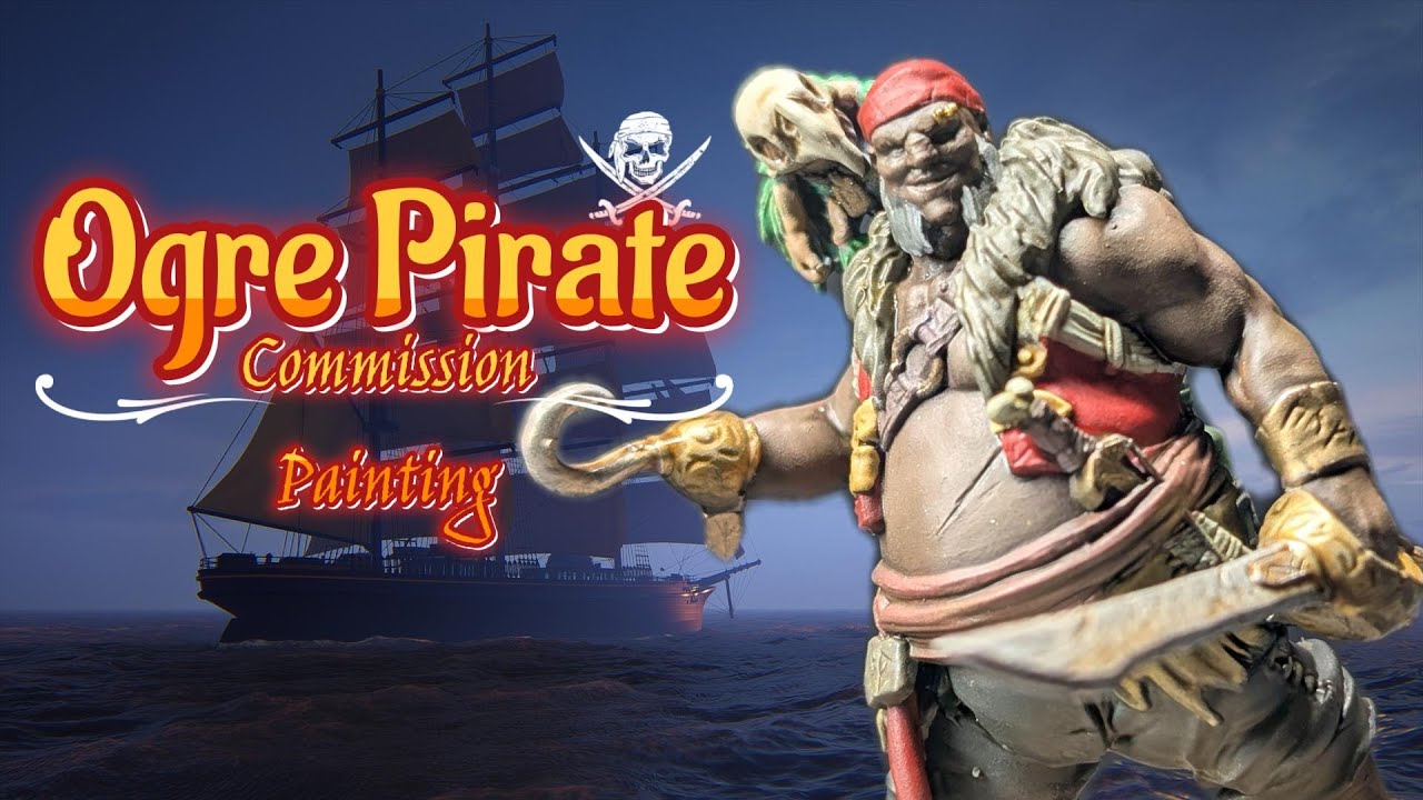 How I Painted a Pirate with Mother Colour!