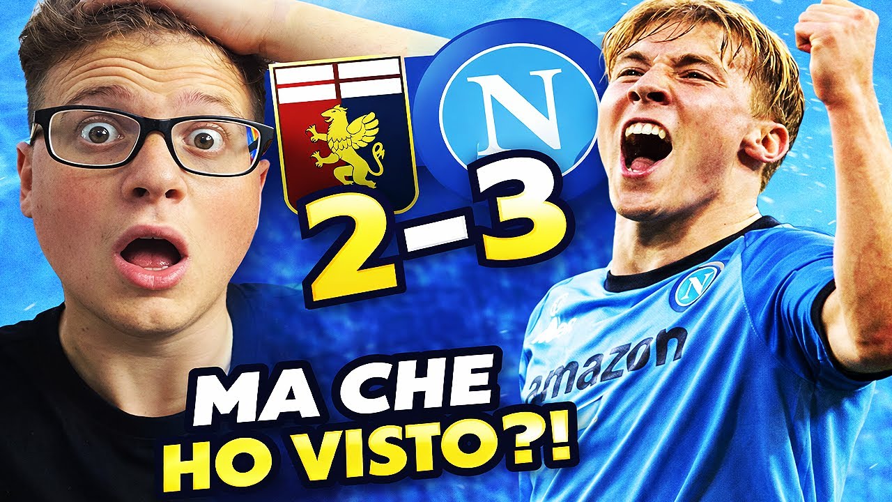 GENOA-NAPOLI 2-3: PAZZESCO...