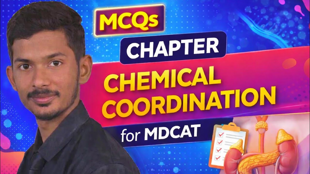 MDCAT ||CHEMICAL COORDINATION || MCQs || BS BIO STUDIO