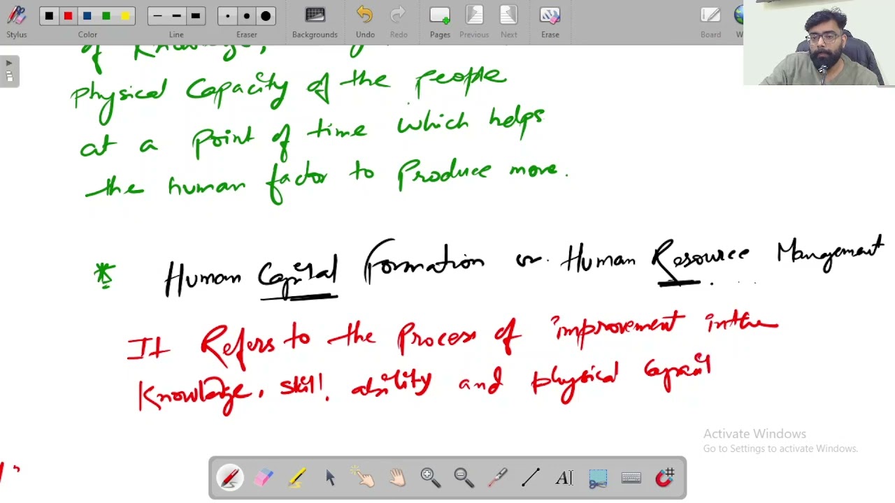 Human Capital Formation
