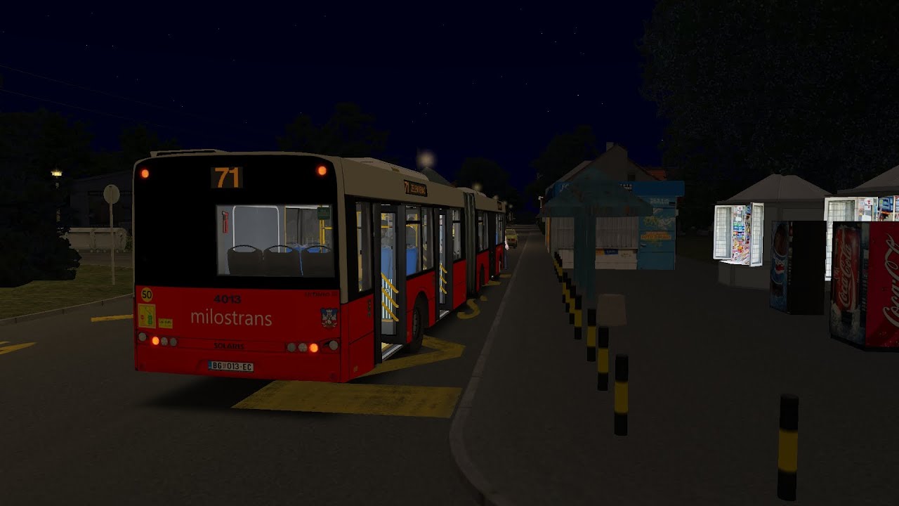 KONACNO SOLARIS.Omsi 2 bg linija 71 ledine-zeleni venac solaris urbino 18