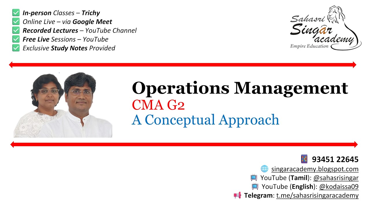 MJ26 OM 5. Productivity Management and Quality Management