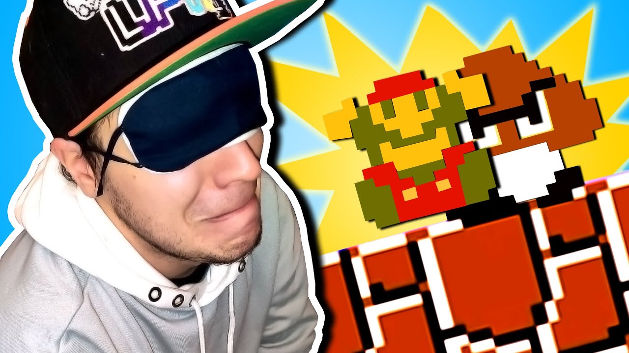 J’ai essayé de finir mario bros les yeux bandés (c’est affreux)