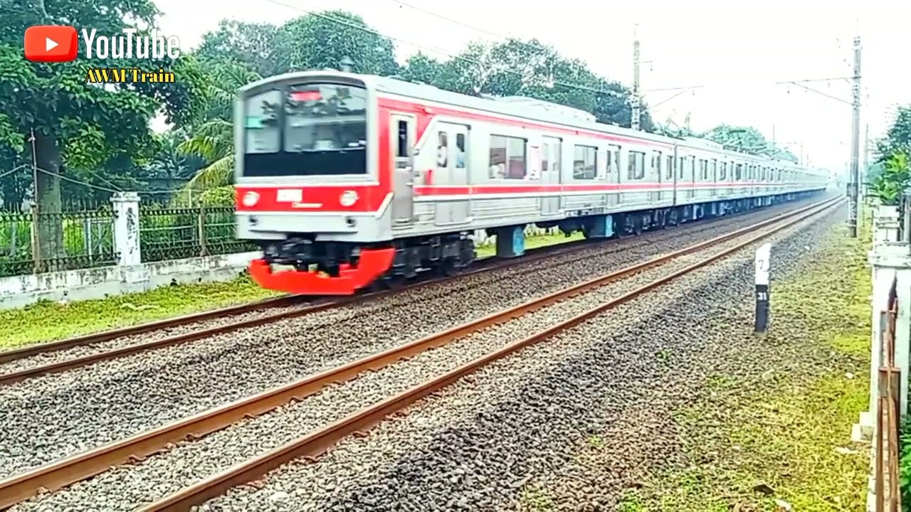Meski Sempat Tertahan ❗ Namun perjalanan KRL JR 205, TM 6000 & KRL CLI 225 Tetap Lancar.