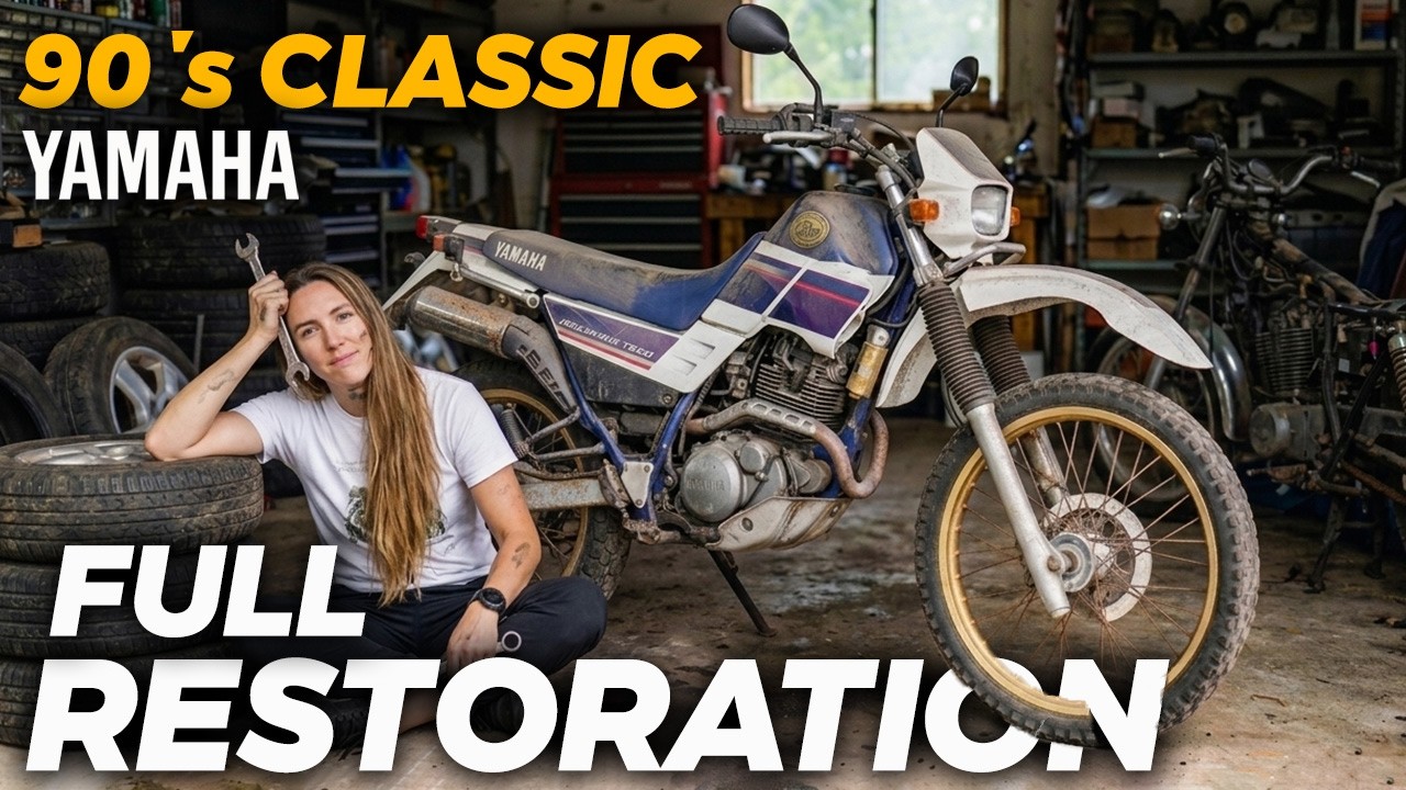 30-Year-Old Abandoned Classic Japanese Bike: Full Restoration