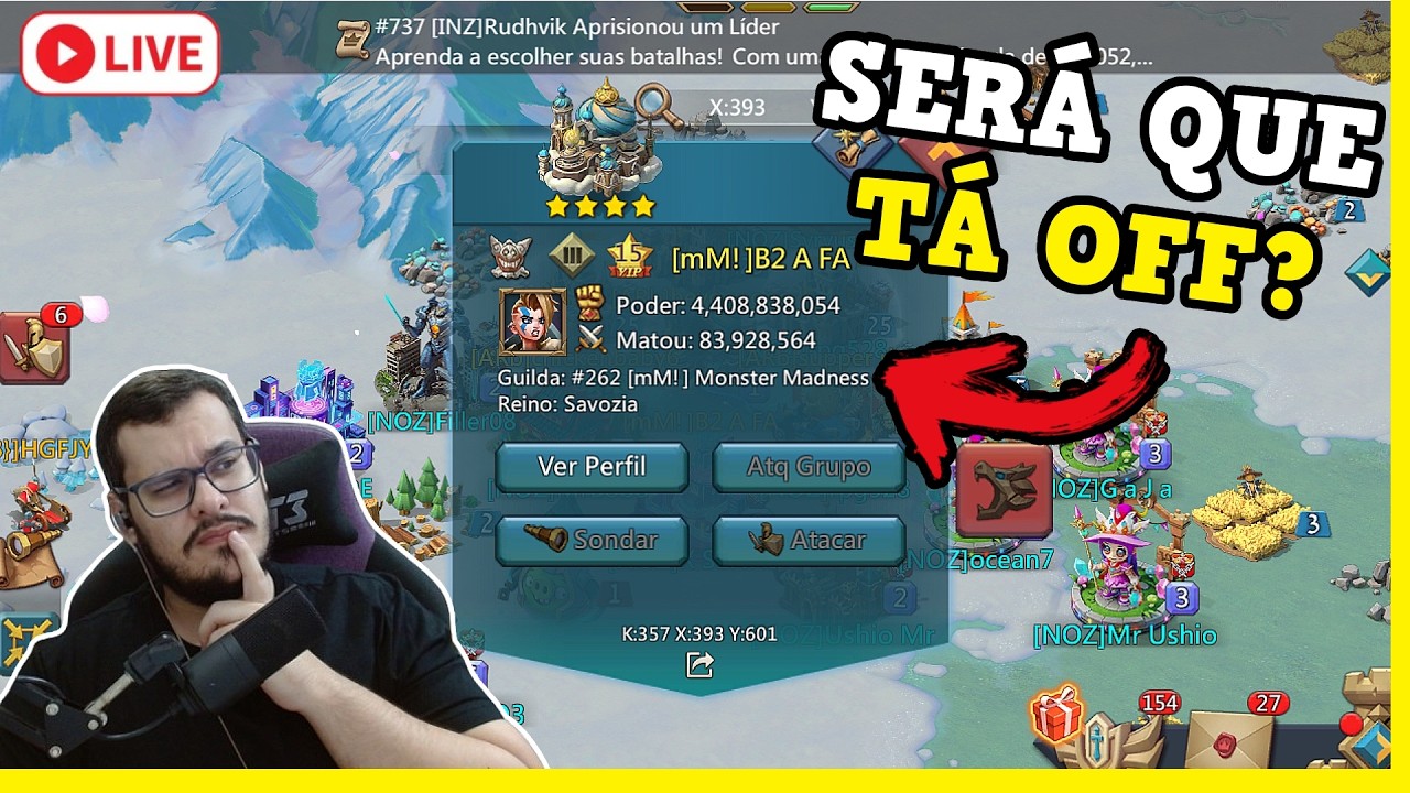🔴LORDS DO ZERO - SEM PATROCÍNIO DA IGG! #147 Lords Mobile