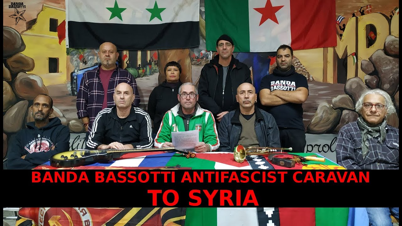 Carovana Antifascista della Banda Bassotti in Siria