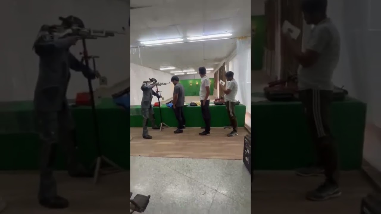 10 meter air pistol sports game 🎯🎯 training time video 🎯🎯