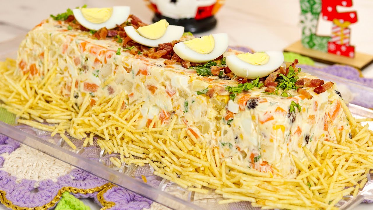 A MELHOR RECEITA FESTIVA DE SALADA DE MAIONESE | Desse jeito você nunca viu | Gabriel Freitas