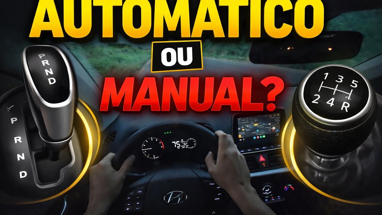 Carro Automático ou Manual: Qual Vale MAIS a Pena em 2026?