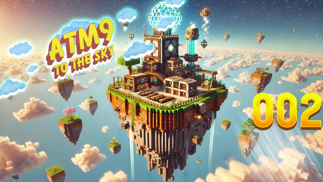 Minecraft All The Mods 9 Sky 002 -Ressourcen Farm die ALLES verändert!!