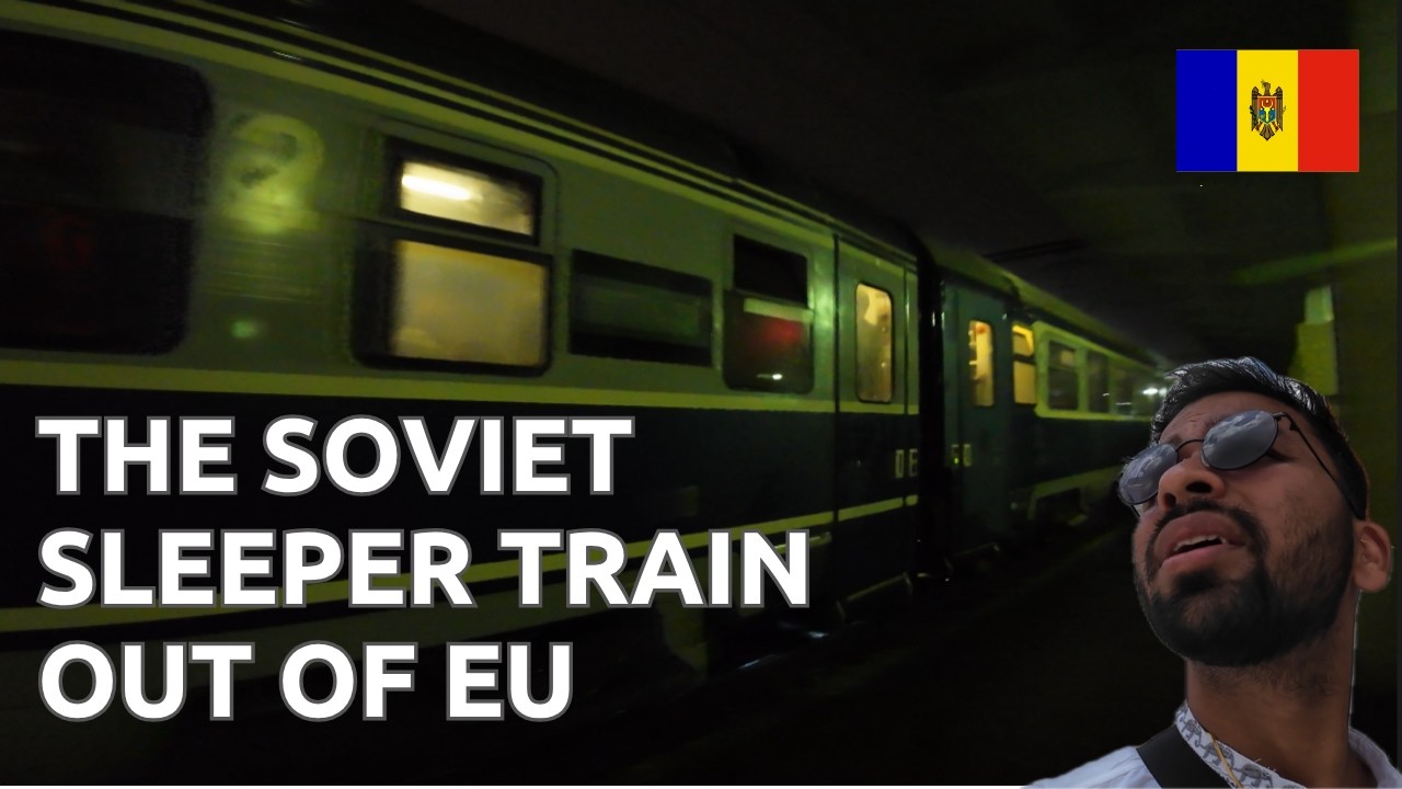 This Soviet Train Feels Like Time Travel! 🇲🇩 Europe’s Most Retro Ride | Indian in Europe  🇮🇳