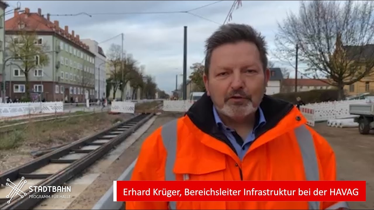 Programm STADTBAHN Halle: Projekt Merseburger Straße - Es geht vorwärts auf der B91