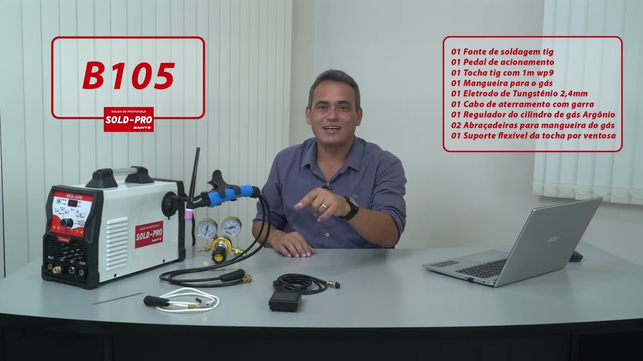 Kit 1 Maquina de Solda Protocolo B105
