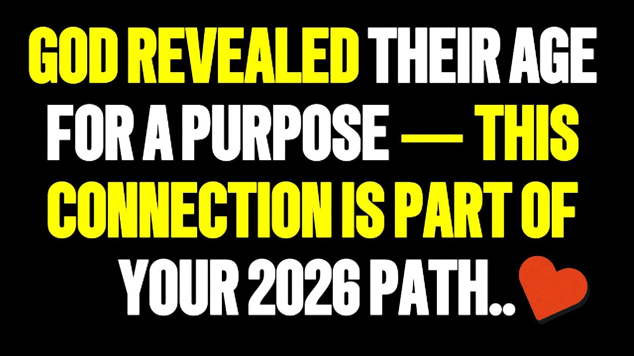 God Says This Younger Person Is Being Aligned With Your Destiny in 2026...