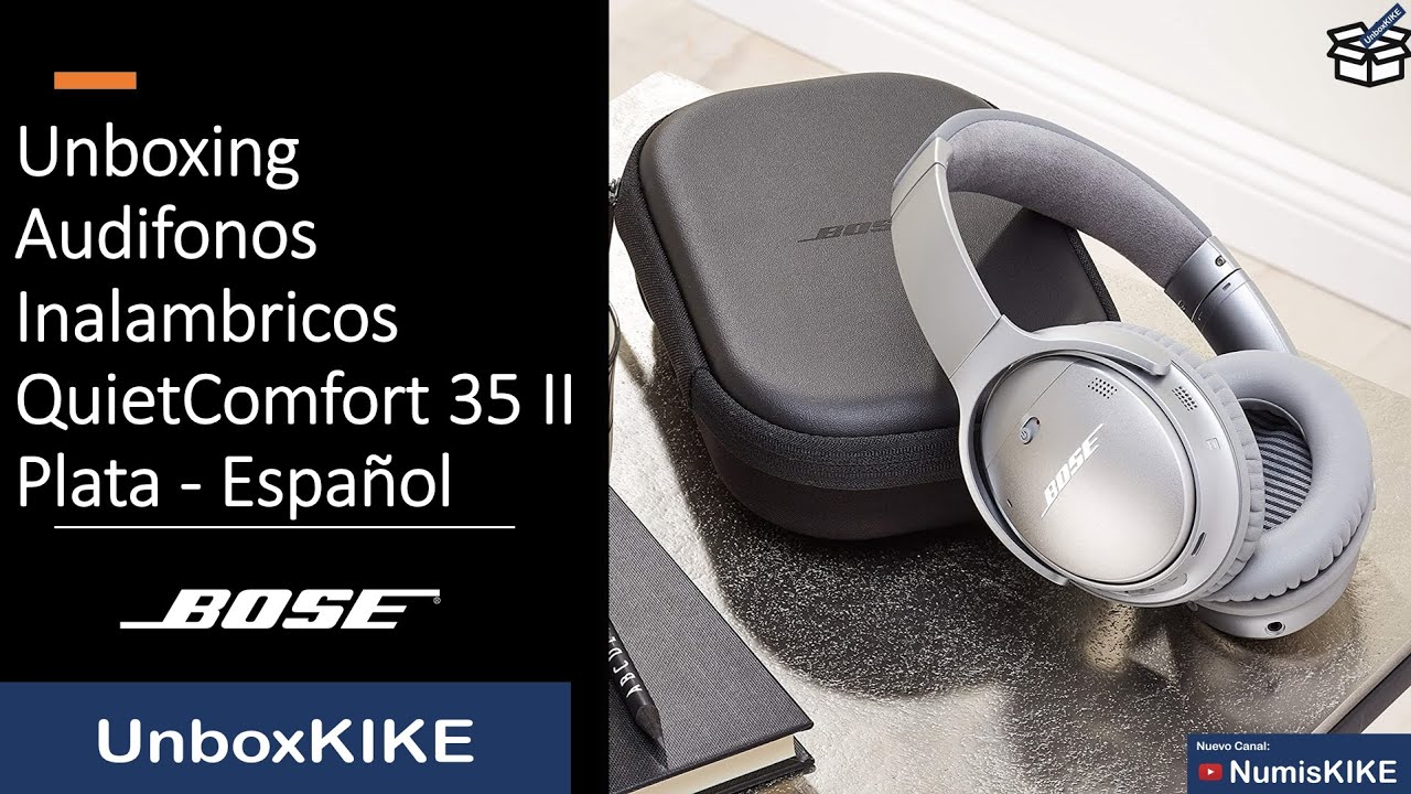 Unboxing Audifonos Inalambricos Bose QuietComfort 35 ll - Español