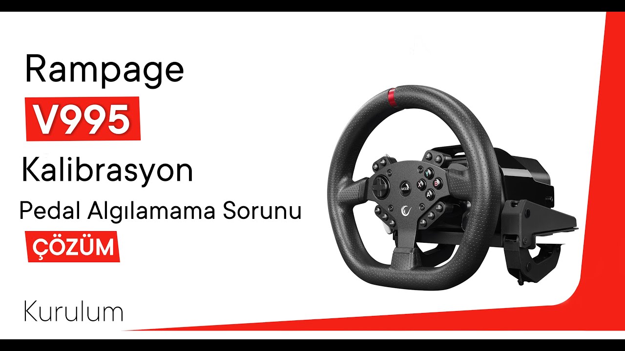 Rampage Force V995 | ETS2 | Kalibrasyon ve Pedal Algılamama Sorunu Çözümü