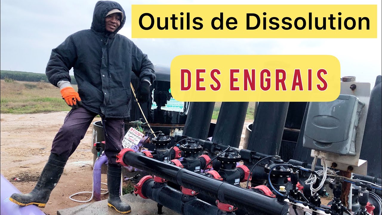 Les Outils de dissolution correcte des Engrais Soluble #fertigation #engrais#fertilisation#agritech
