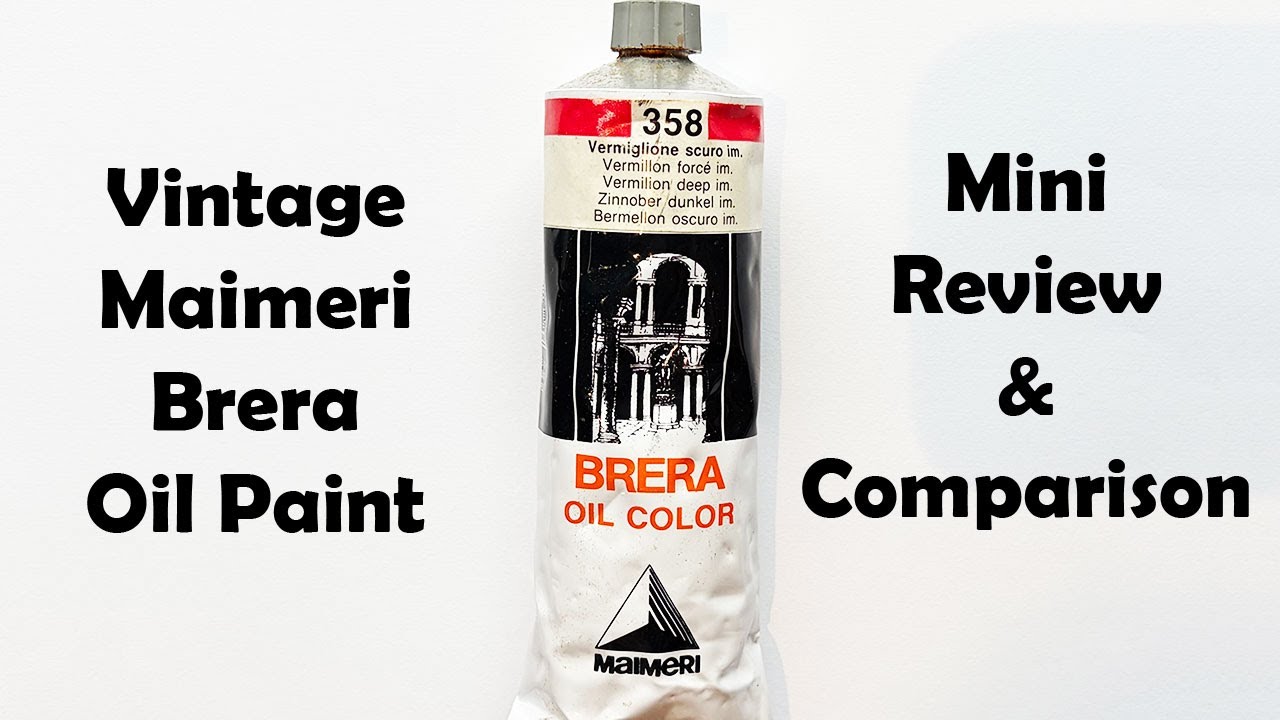 Винтажная масляная краска Maimeri Brera — мини-обзор и сравнение