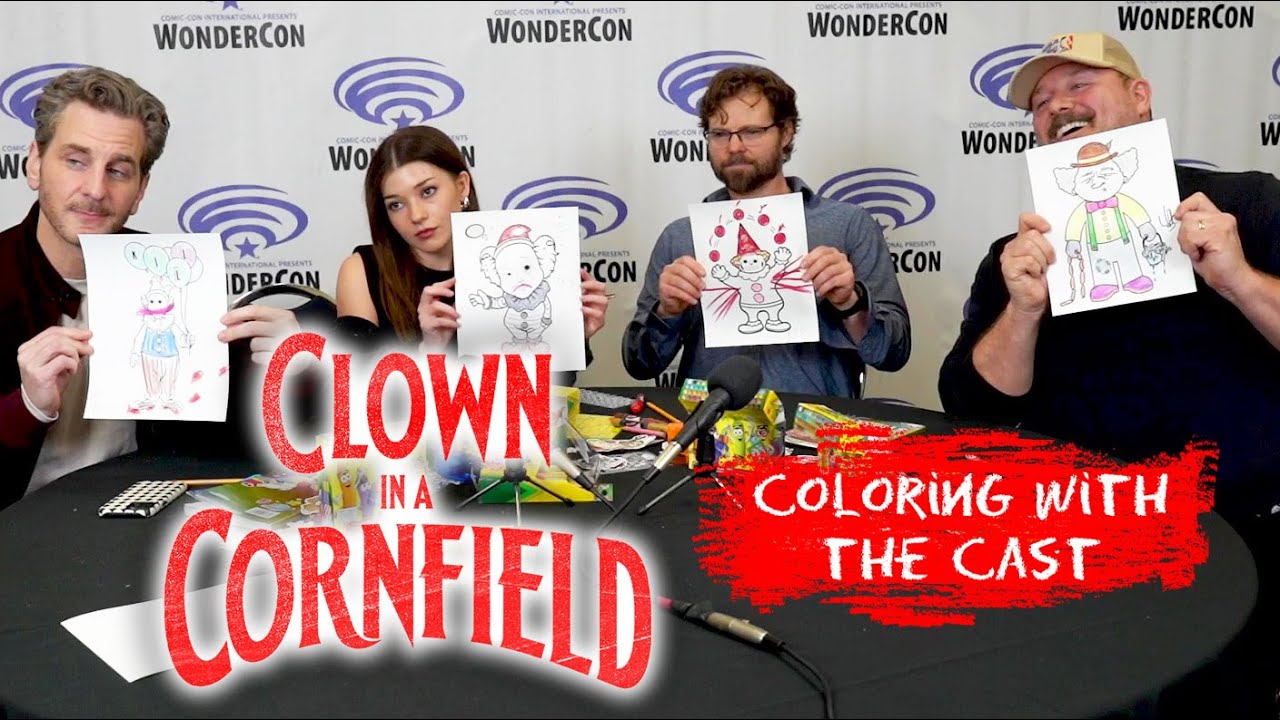 Coloring With The Cast: S6E1 - Clown in a Cornfield