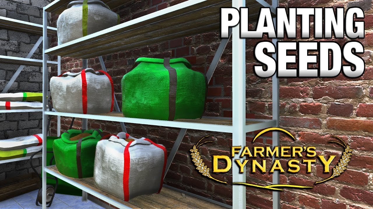 PLANTING SEEDS IN THE GREENHOUSE | Farmer's Dynasty | Ep 7