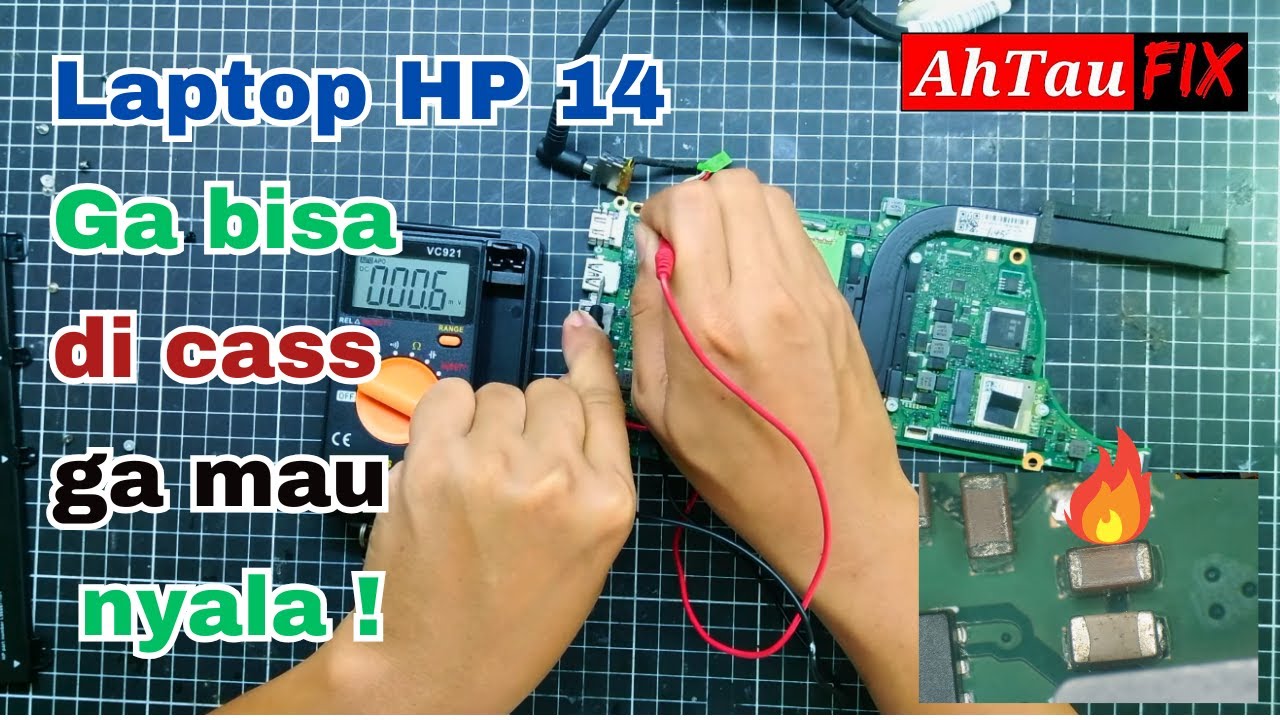 Laptop HP 14s ga bisa di cass ga bisa nyala