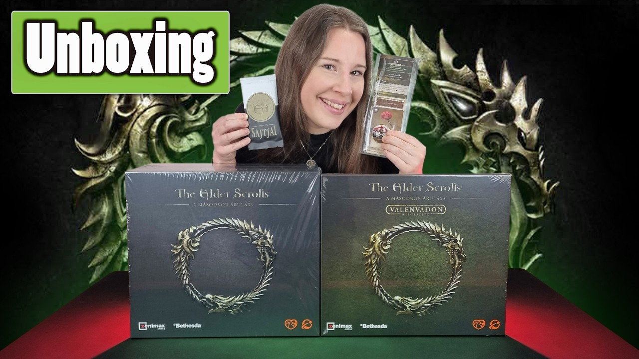 MEGJELENT magyarul! The Elder Scrolls: A Másodkor árulása - Ismertető dobozbontás 🎲💎🤩
