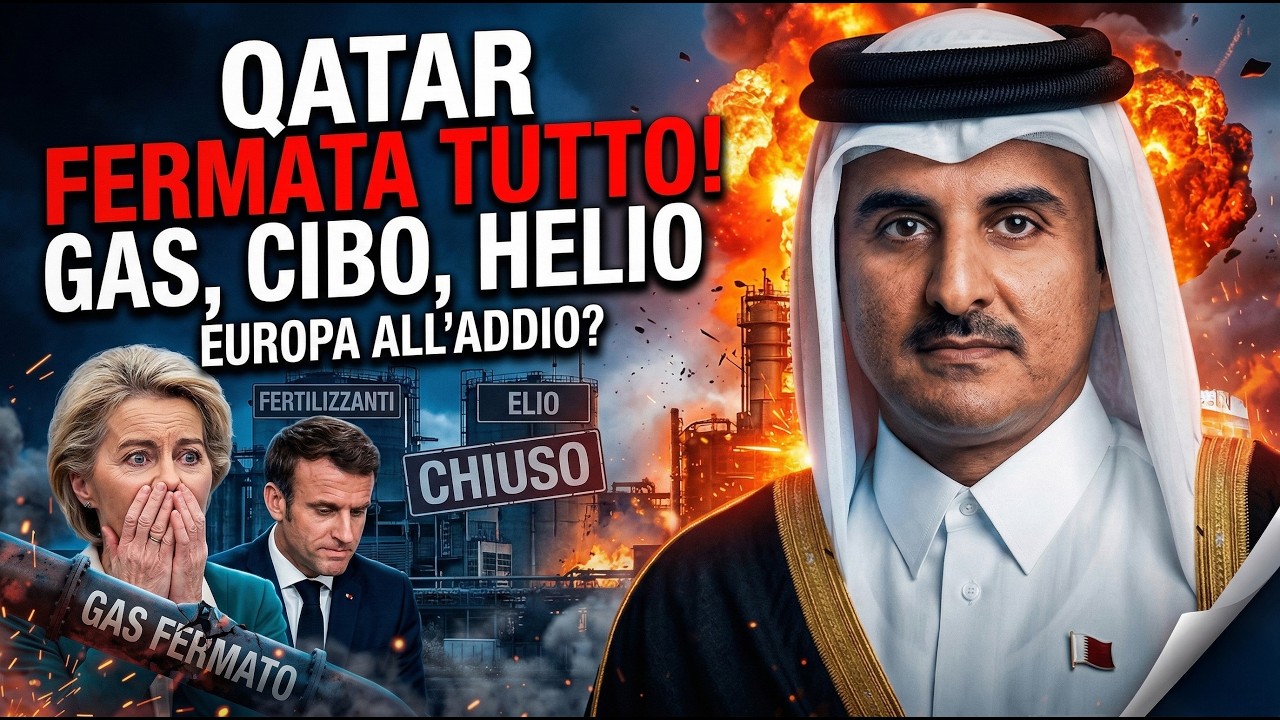 Il Qatar ha fermato tutto: gas, fertilizzanti, elio — cosa rischia davvero l'Europa