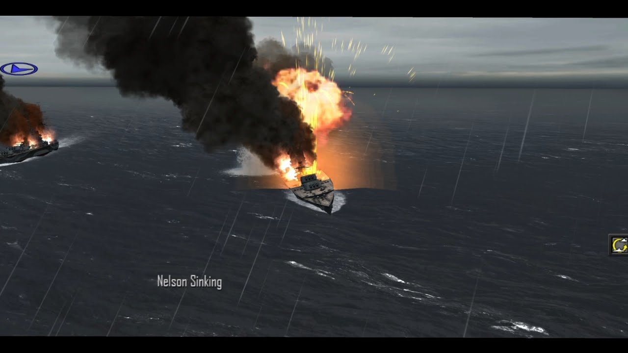 Atlantic Fleet:- Kms Hutten and Tripitz vs Hms Rodney and Nelson || What!!!??? Rodney Expolad?????😱😱