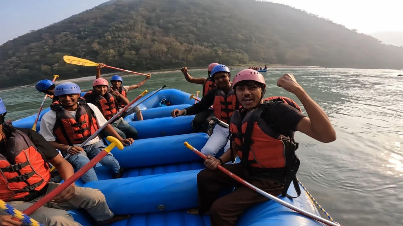 Finally RIVER RAFTING kar li 😃 Adventure 😱