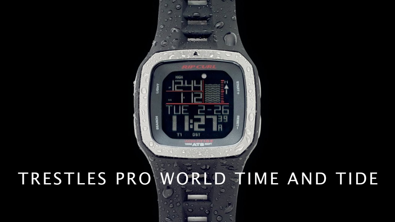 Rip Curl Watches: Trestles Pro World Tide & Time Training
